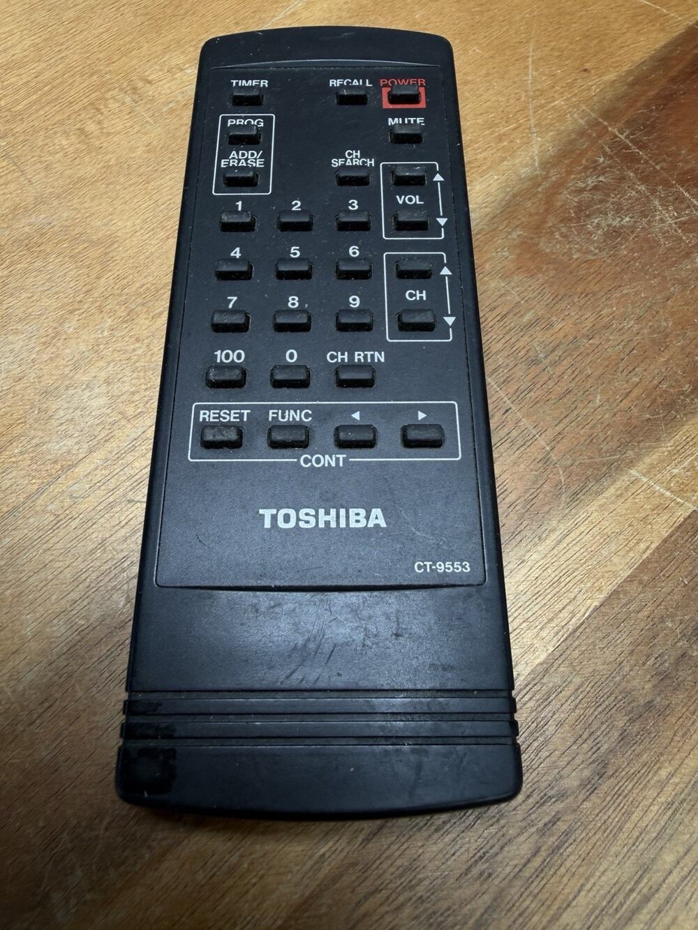 OEM GENUINE TOSHIBA CT-9553 REMOTE CONTROL